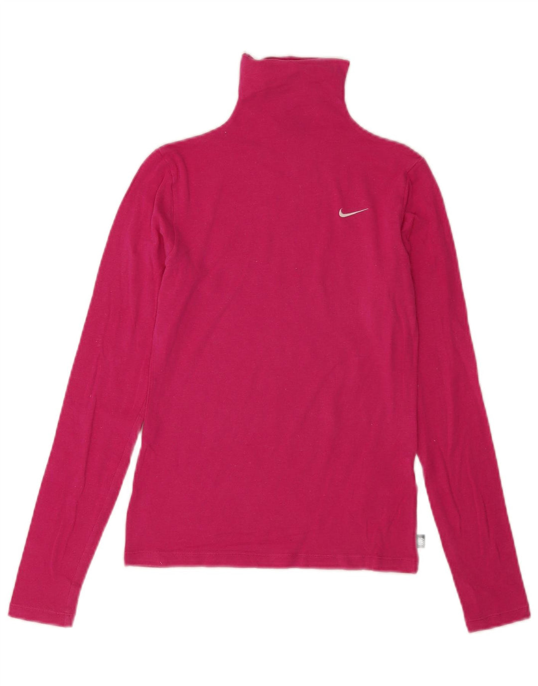 Nike Camiseta de manga larga para mujer UK 8/10 Small Pink Cotton