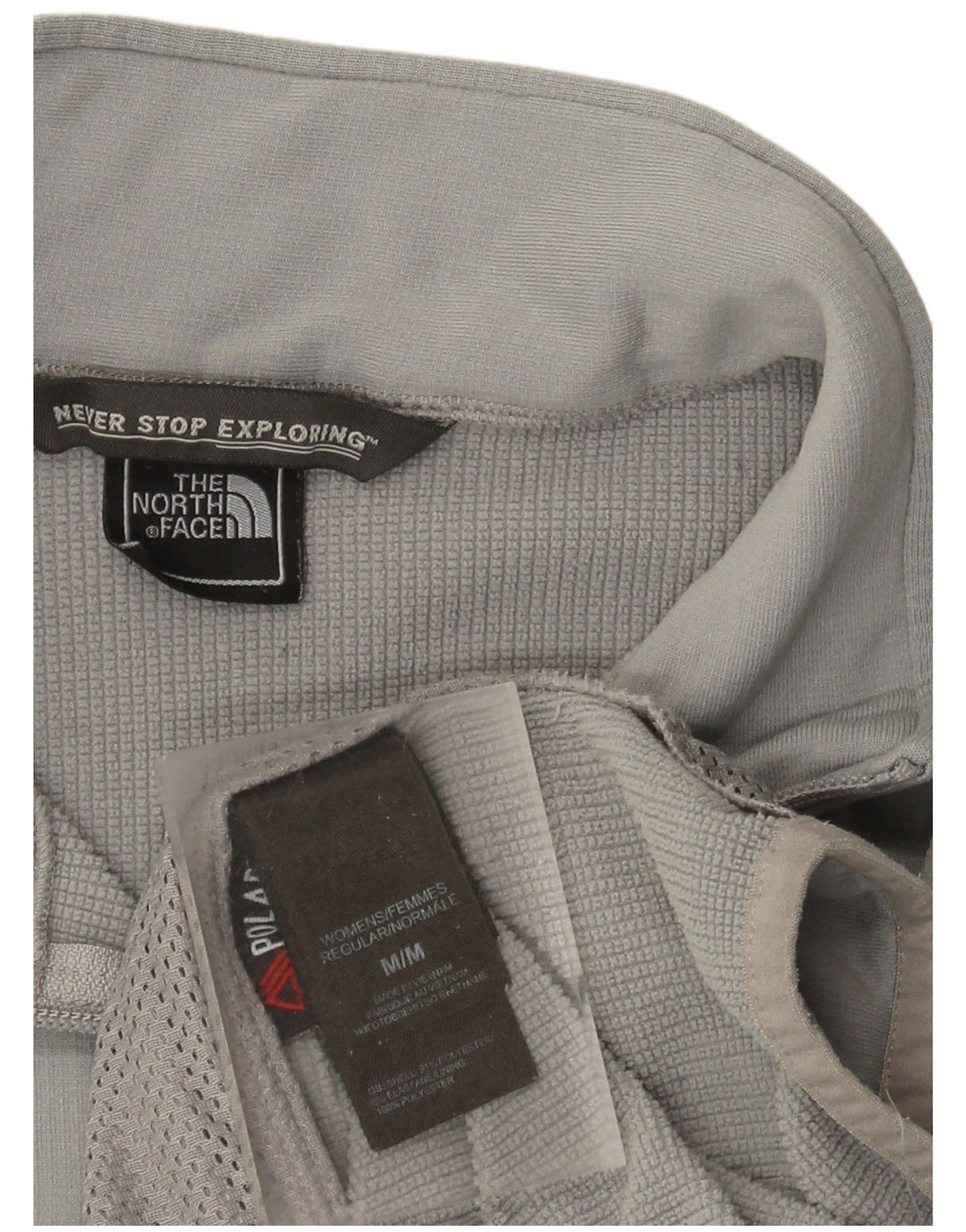 The North Face Chaqueta de chándal para mujer UK 40 Poliéster gris medio