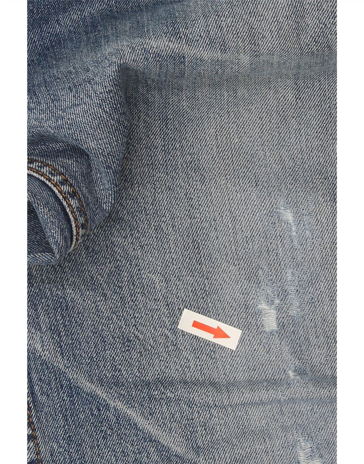 Carrera Mens 700 Regular Slim Jeans W36 L34 Algodón Azul