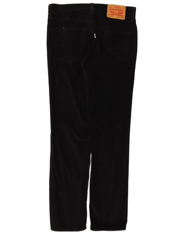 Levi's Mens 511 Slim Pana Pantalones W31 L30 Algodón Negro