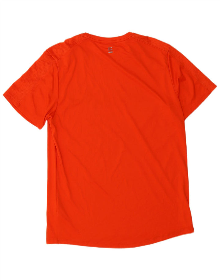 Under Armour Camiseta con gráfico Heat Gear para hombre, parte superior de poliéster naranja medio
