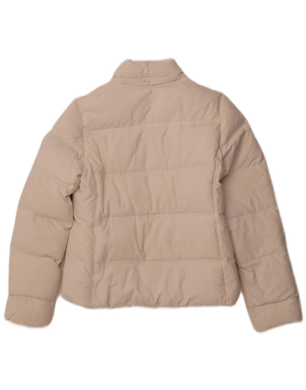 CHAMPION Chaqueta acolchada para mujer UK 40 Mediana Poliéster blanco