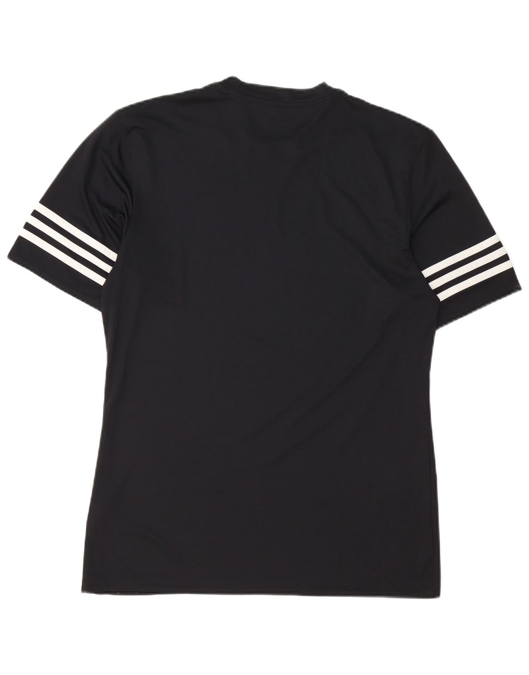 Adidas Mens Climalite Camiseta Top Medio Negro Poliéster