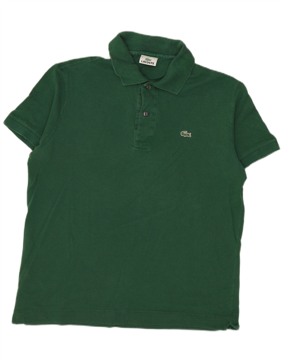 Polo Lacoste para hombre talla 4 algodón verde medio