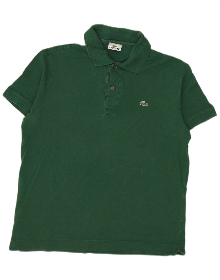 Polo Lacoste para hombre talla 4 algodón verde medio