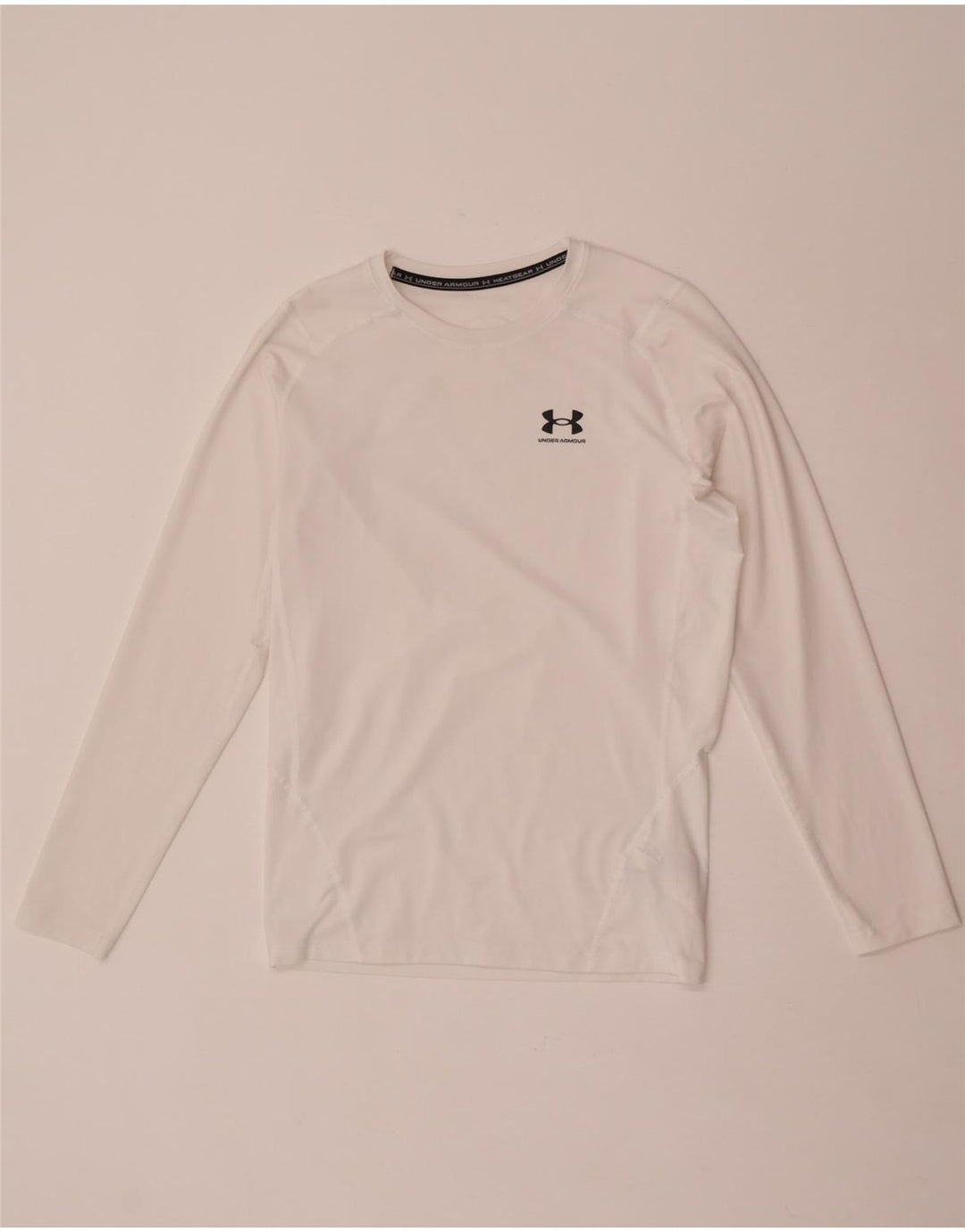 Under Armour Hombre Heat Gear Top Manga Larga XL Poliéster Blanco