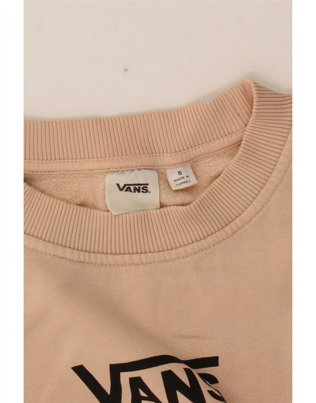 Vans Mujer Graphic Oversize Sudadera Jumper UK 10 Small Pink