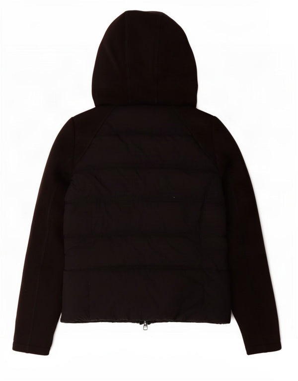 PEUTEREY Chaqueta acolchada con capucha para mujer IT 40 Small Poliamida negra