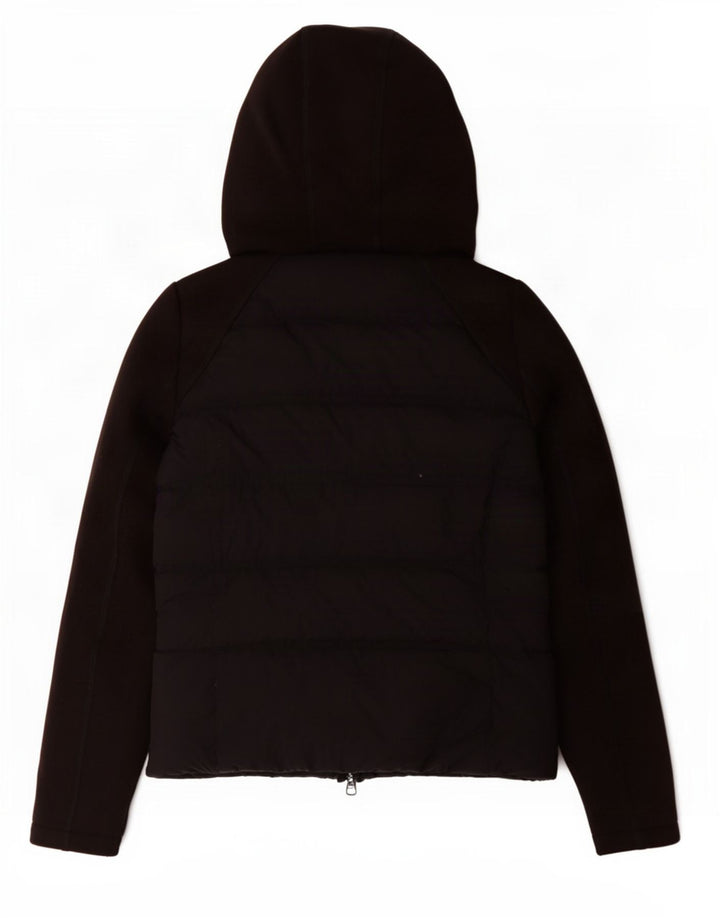 PEUTEREY Chaqueta acolchada con capucha para mujer IT 40 Small Poliamida negra