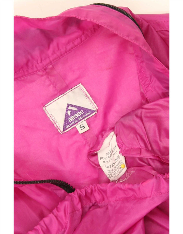 Chaqueta superior de chándal para hombre Aesse Small Pink Colourblock Polyamide