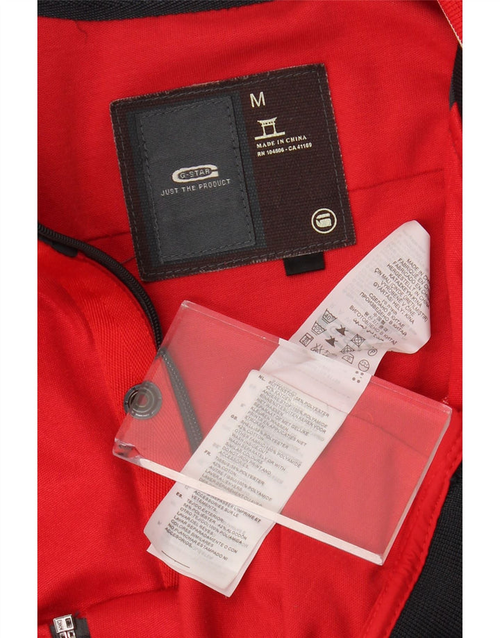 G-STAR Chaqueta superior de chándal con gráfico para hombre Poliéster color block en rojo medio