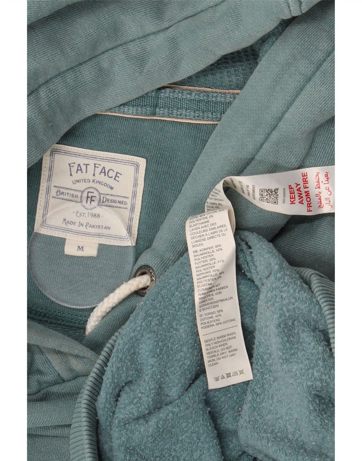 Sudadera con capucha para mujer Fat Face UK 44 Algodón verde medio