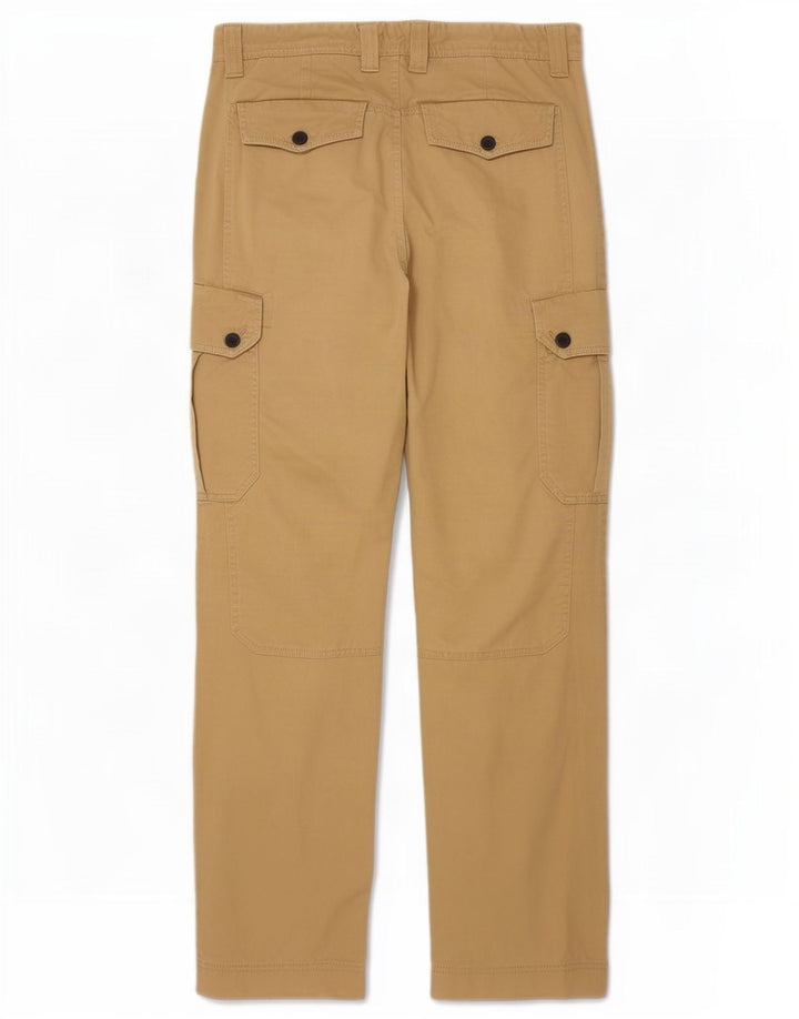 Timberland Pantalón Cargo Hombre W32 L33 Algodón Caqui