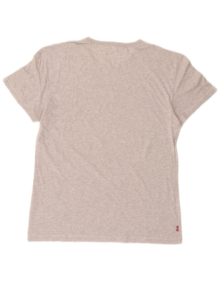 Levi's Camiseta gráfica de ajuste estándar para hombre Top de algodón gris medio