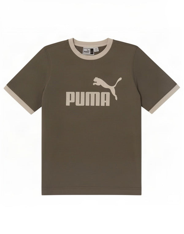 Puma - Camiseta gráfica para hombre, talla pequeña, gris