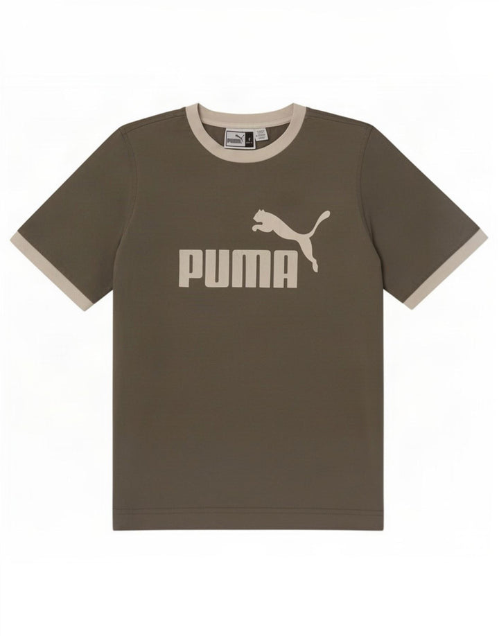 Puma - Camiseta gráfica para hombre, talla pequeña, gris