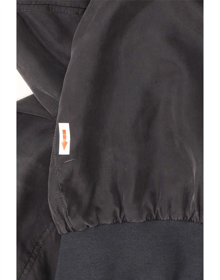 Vintage hombres bomber chaqueta Reino Unido 42 XL azul marino clásico