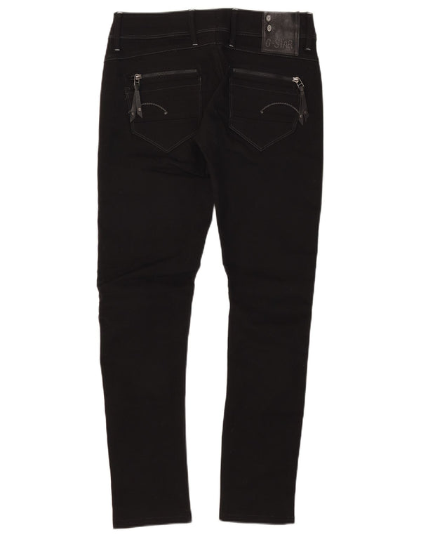 Vaqueros pitillo G-Star 3301 para mujer W28 L29 Poliéster negro