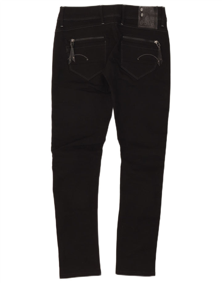 Vaqueros pitillo G-Star 3301 para mujer W28 L29 Poliéster negro