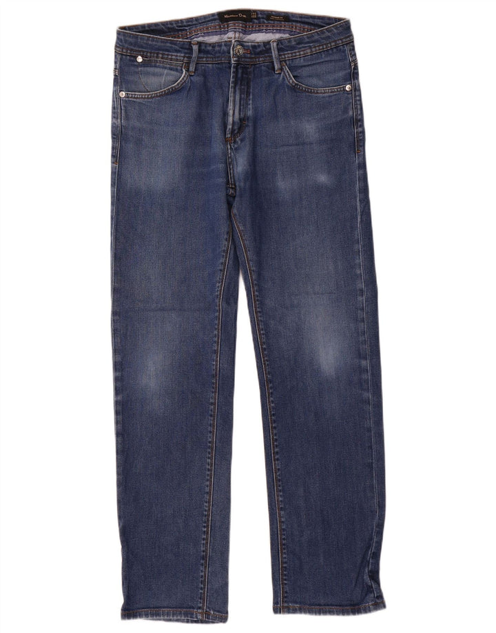 Massimo Dutti Vaqueros Rectos De Corte Regular Para Hombre EU 40 Medium W31 L30 Azul