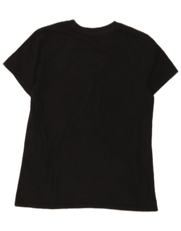 Levi's Camiseta para mujer Top UK 10 Small Black Cotton