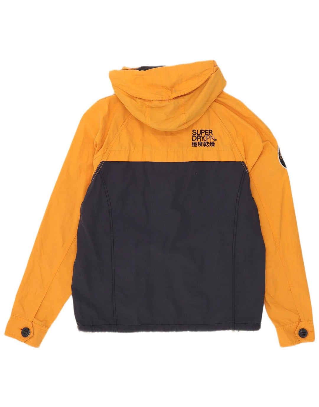 Superdry Chaqueta Cortavientos Con Capucha Para Hombre UK 38 Medium Azul Marino Colorblock