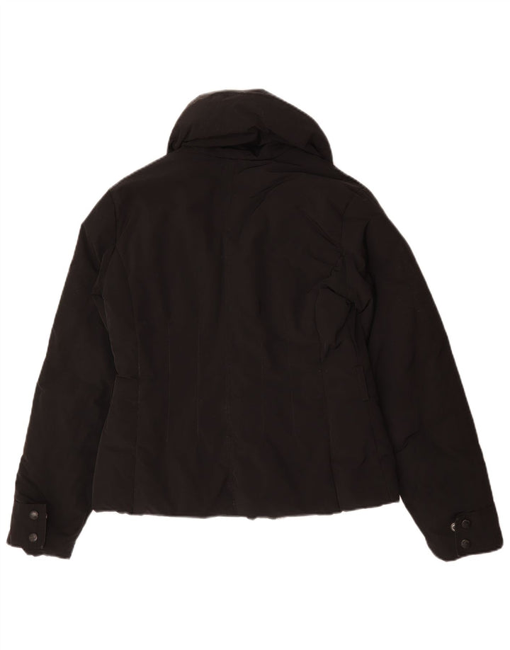 Bomboogie Chaqueta Acolchada Corta para Mujer UK 44 Grande Poliéster Negro
