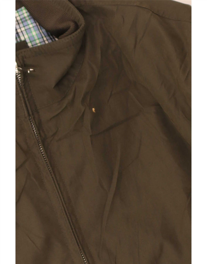 Marks & Spencer Chaqueta bomber de corte regular para hombre UK 38 Poliéster caqui medio