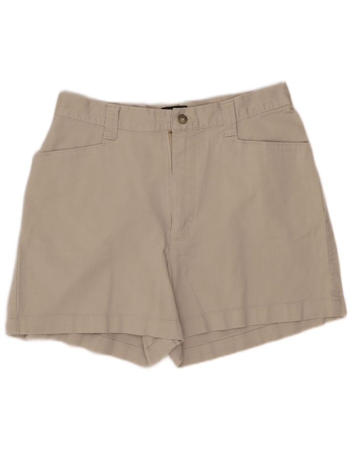 Lee - Pantalones cortos casuales para mujer US 8 mediano W28 algodón beige