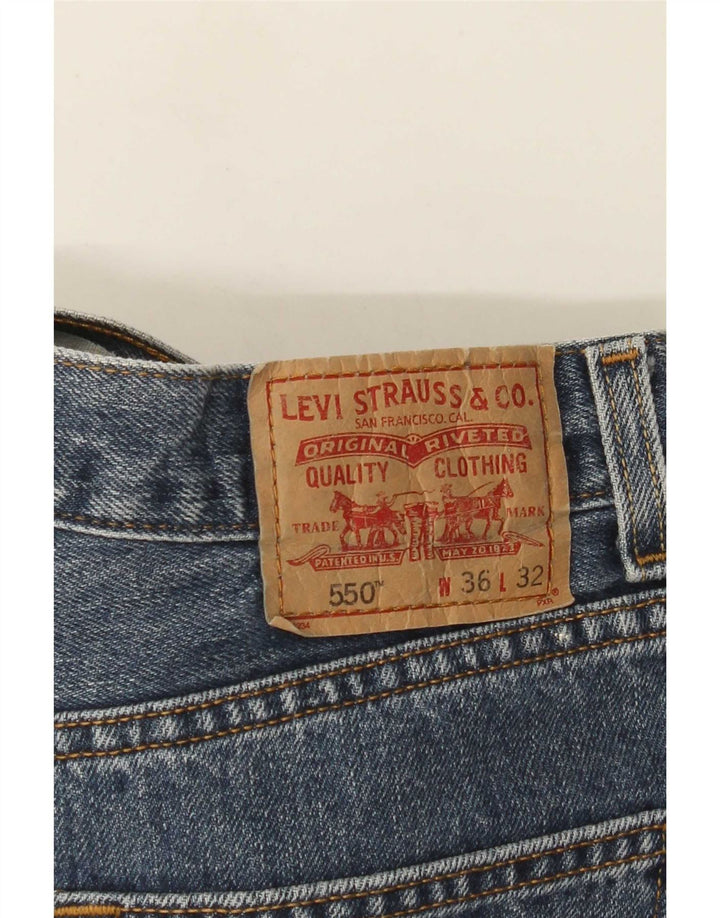 Levi's Hombre 550 Vaqueros Sueltos W36 L32 Azul