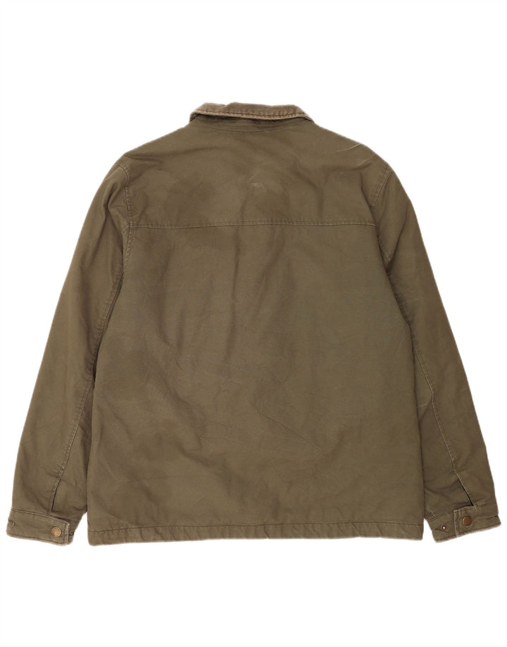 Lincoln Chaqueta utilitaria para hombre Reino Unido 40 Grande Algodón caqui