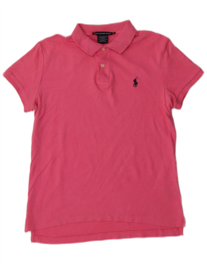 RALPH LAUREN Polo Hombre Algodón Rosa Medio