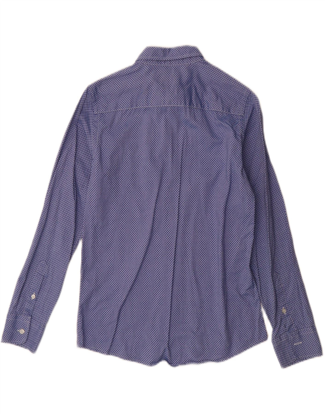 FRED PERRY Camisa Niño 11-12 Años Algodón Lunares Azul