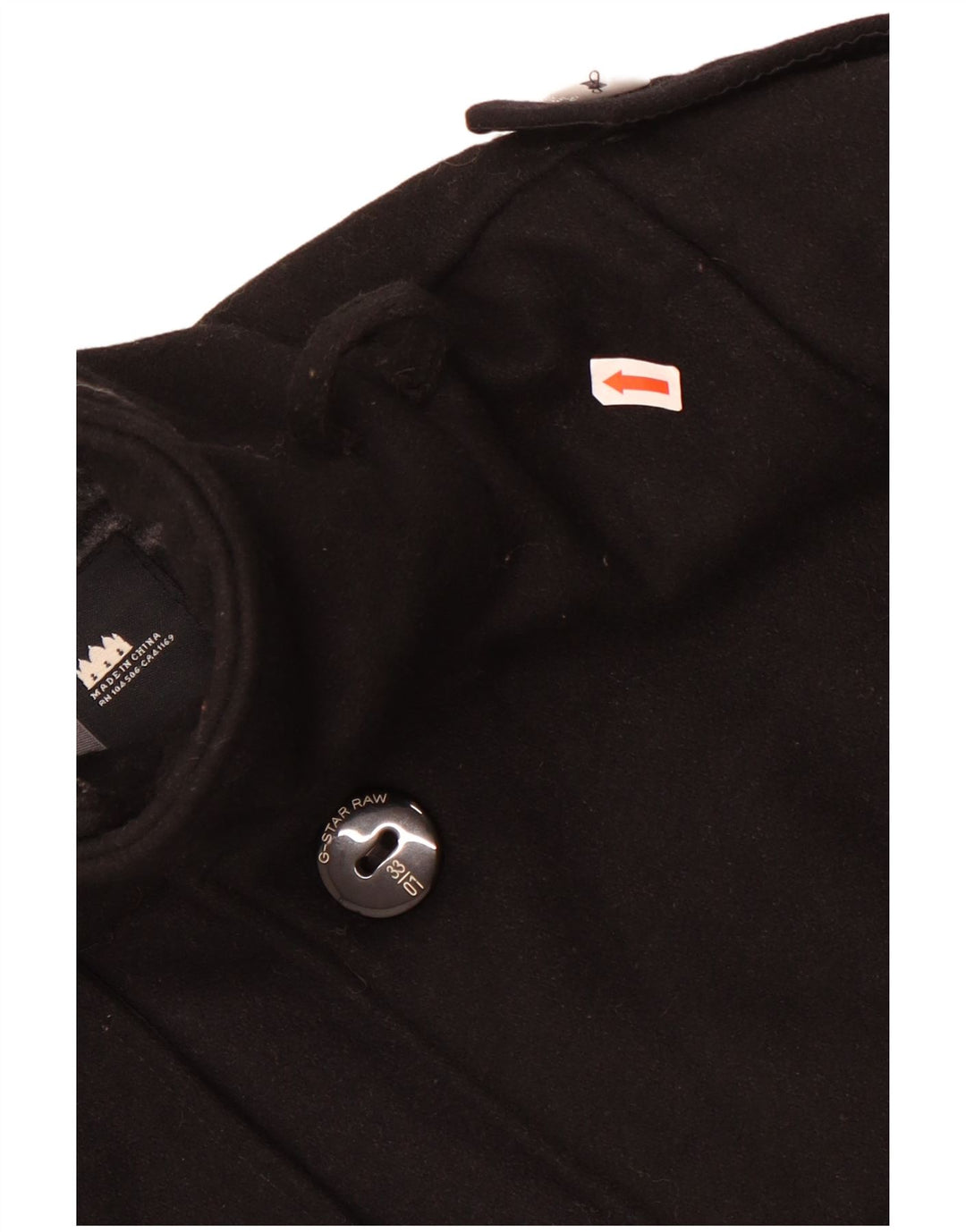 G-Star Chaqueta militar para hombre UK 40 Large Black