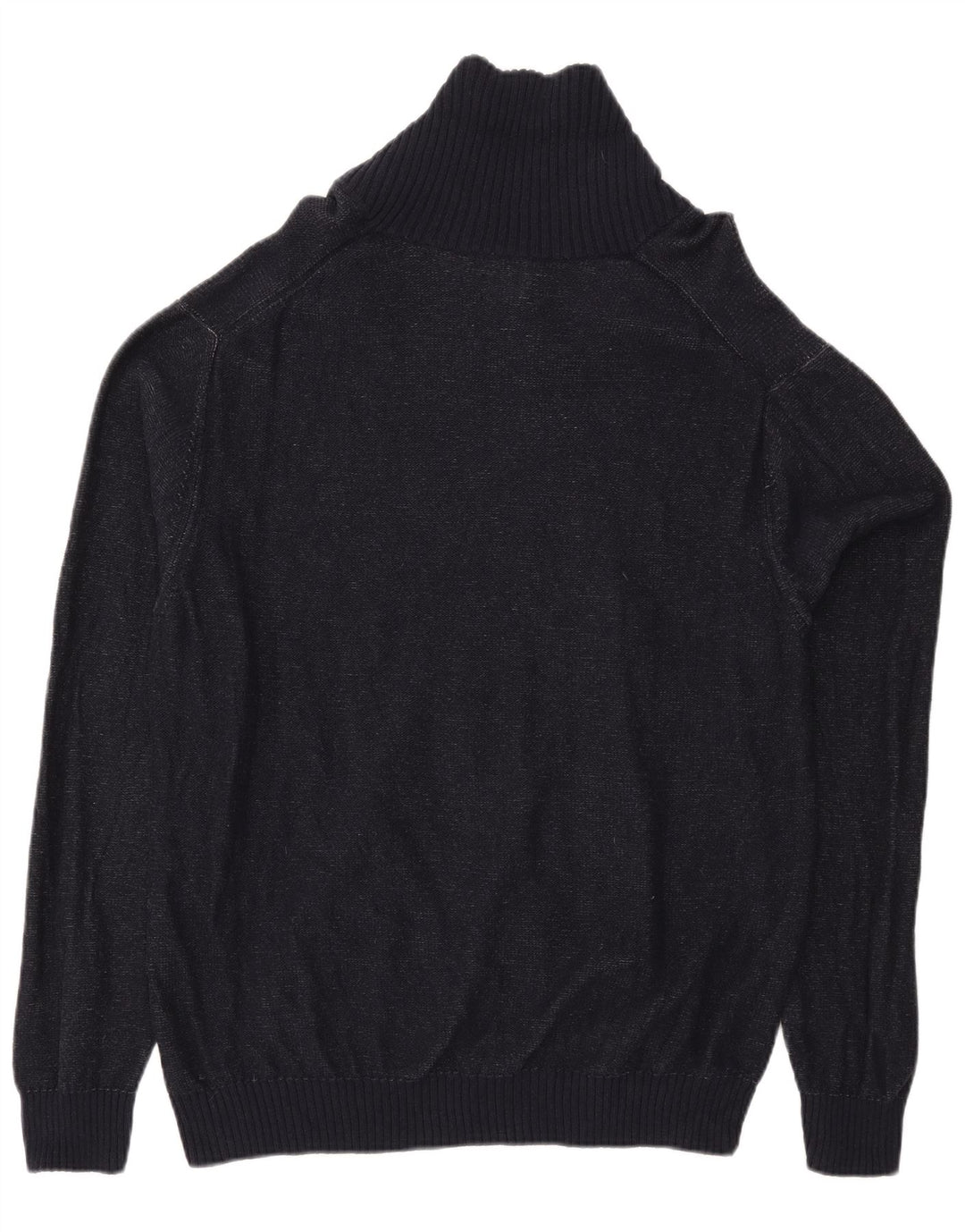 CHAPS Suéter con cuello chal para hombre XL Azul marino moteado