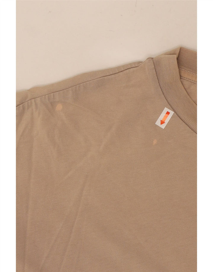 ADIDAS Mens T-Shirt Top XL Brown Cotton Vintage Adidas and Second-Hand Adidas from Messina Hembry 