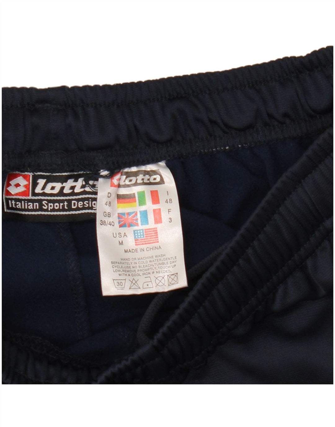 Lotto Pantalón Chándal Hombre UK 38/40 Medium Azul Marino Poliéster