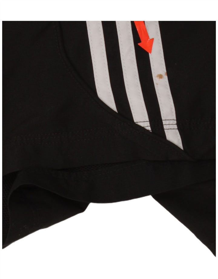 Adidas - Pantalones cortos deportivos para hombre, talla grande, poliéster negro