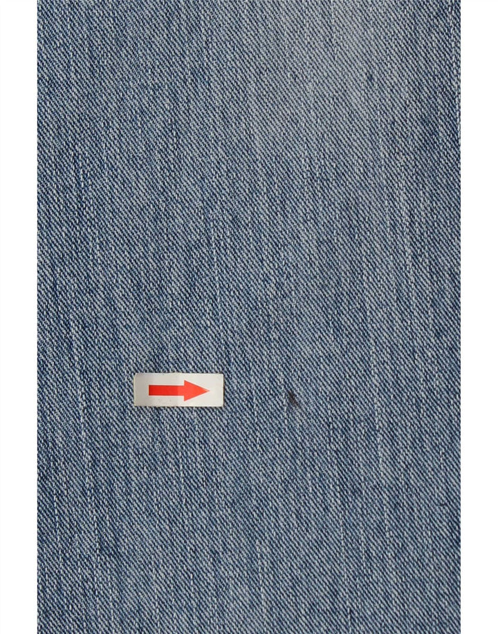 Vintage mujer jeans acampanados IT 40 Pequeño W27 L31 Azul
