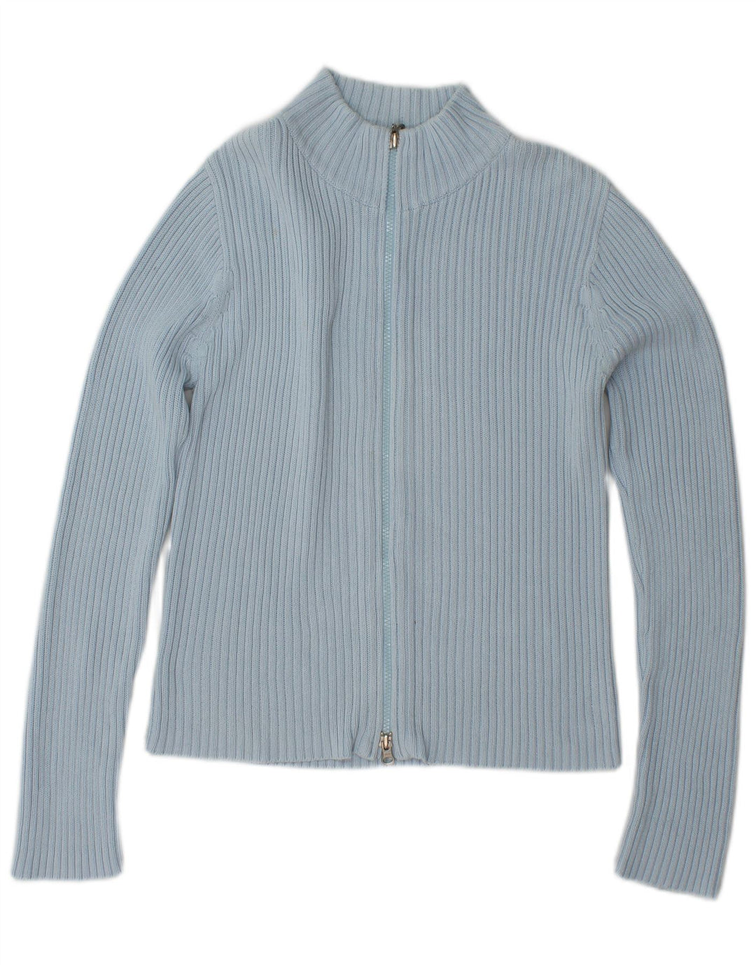 TOM TAILOR Suéter tipo cárdigan corto para mujer UK 40 Azul medio