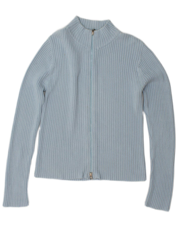 TOM TAILOR Suéter tipo cárdigan corto para mujer UK 40 Azul medio