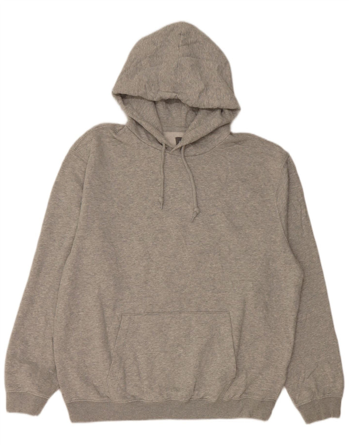 Gap Jersey con capucha para hombre de algodón moteado gris grande
