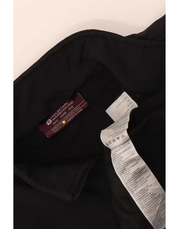 Chaqueta cortavientos para mujer Mountain Warehouse UK 40 Mediana Poliéster negro