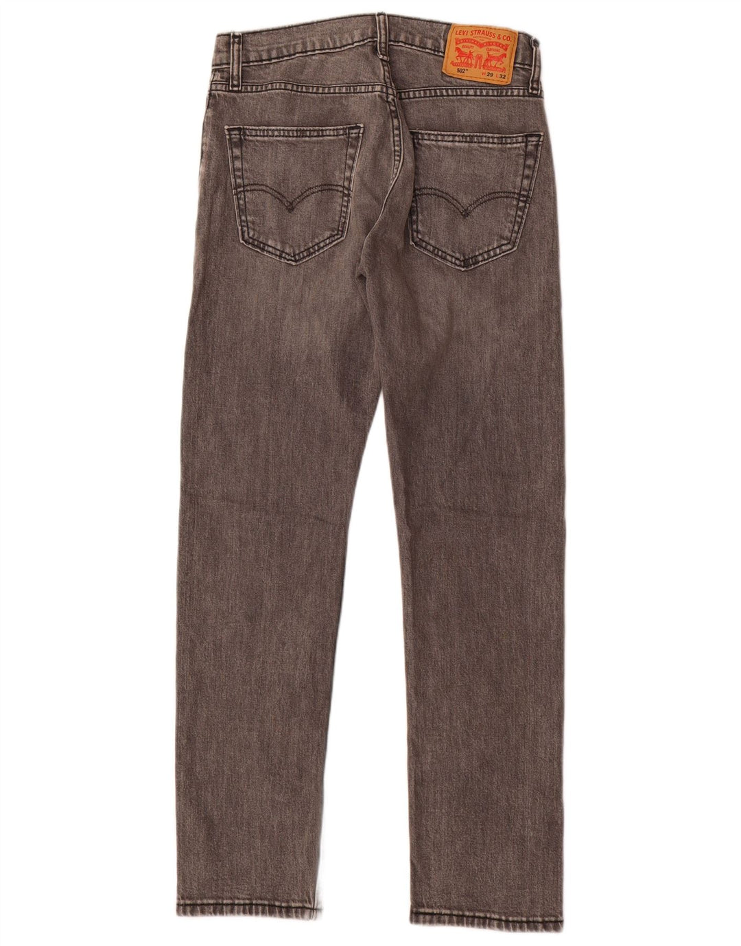 Vaqueros Levi's 502 Tapered para hombre W29 L32 Algodón gris
