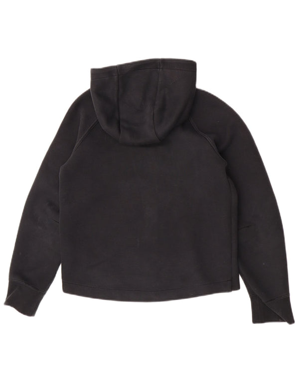 Nike Sudadera con capucha y cremallera para niñas 10-11 años Mediana Negro Algodón