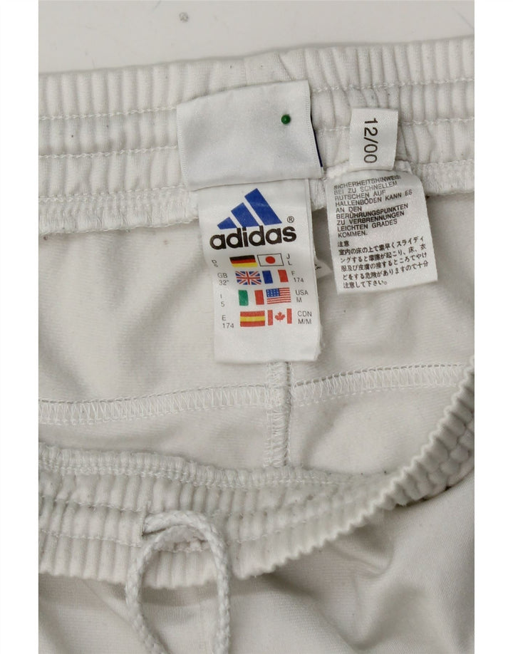 Pantalón De Chándal ADIDAS Hombre Mediano Blanco Poliéster