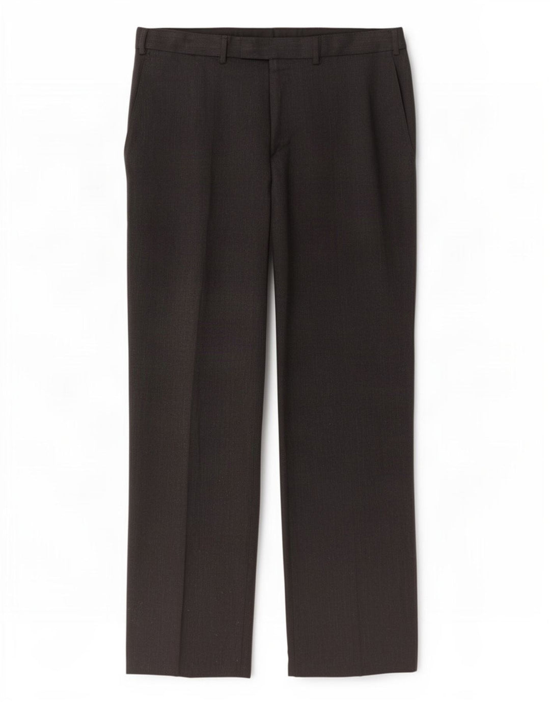 Marks & Spencer Pantalón de traje recto para hombre W36 L31 Poliéster gris