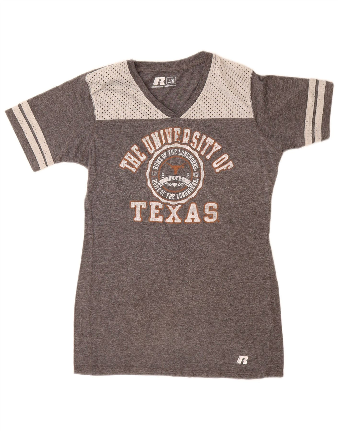 Russell Athletic Camiseta gráfica para niña 11-12 años Grande Gris Poliéster