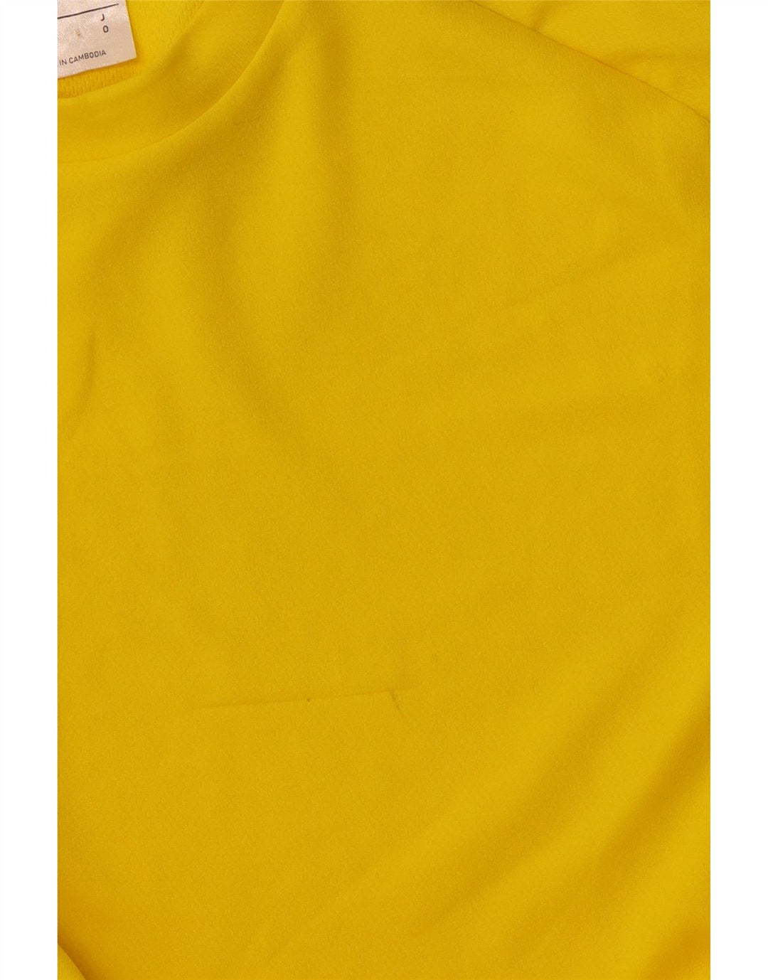 Camiseta ADIDAS Climalite para hombre Top poliéster amarillo medio