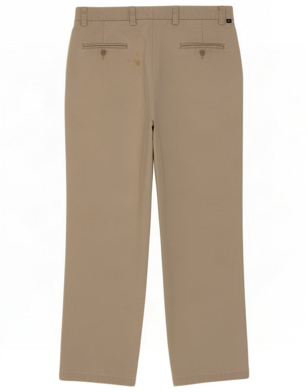 Pantalones chinos rectos para hombre Dockers W36 L30 Beige